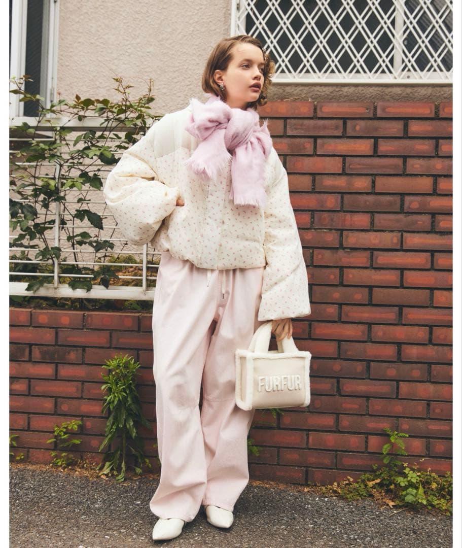 FURFUR ファーショルダーバッグ　トートバッグ