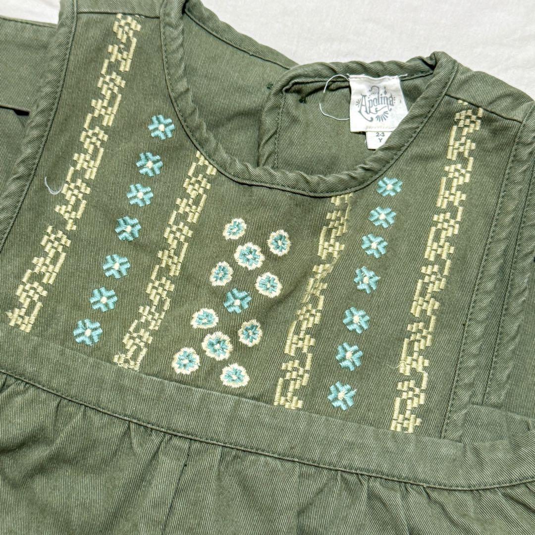 Apolina／オーバーオール サロペット 2-3y