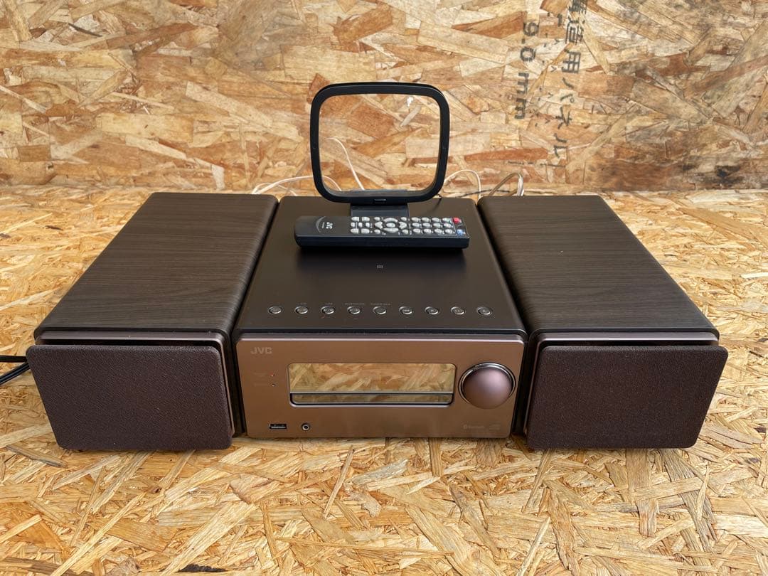 【動作確認済】JVC コンポ 2020年製 CA-EXS55 ウッドコーン