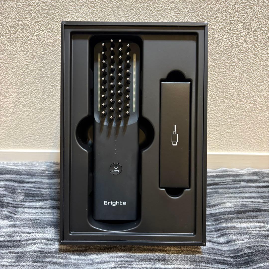 【未使用級極美品】Brighte ELEKIBRUSH ブラック 美顔器