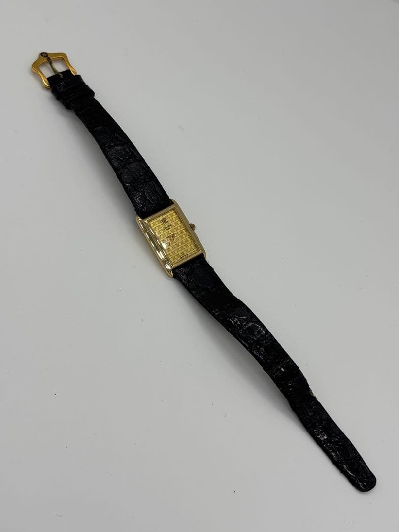 【美品】セリーヌ クォーツ【2610】純正ベルト【稼働品】レディースモデル