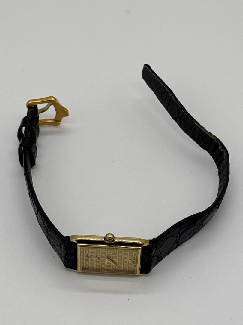 【美品】セリーヌ クォーツ【2610】純正ベルト【稼働品】レディースモデル