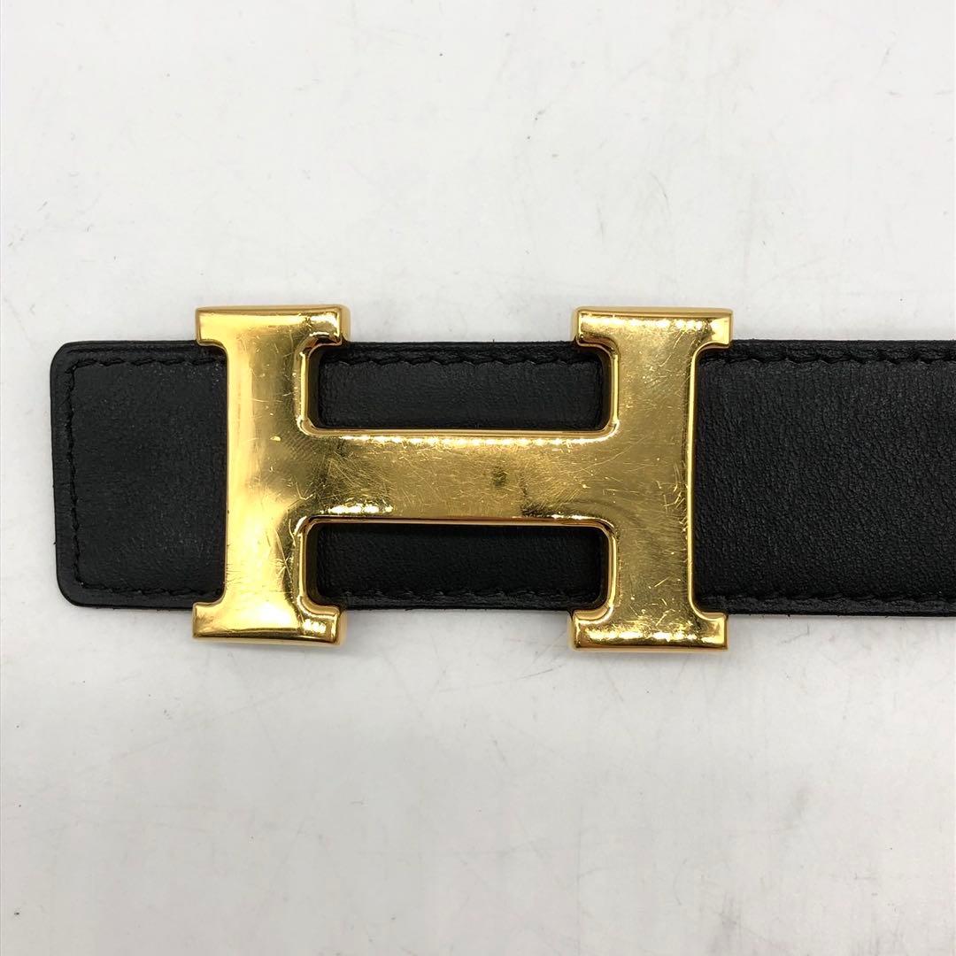 ✨人気✨エルメス ベルト コンスタンス リバーシブル H金具 ゴールド ⬜︎E刻印