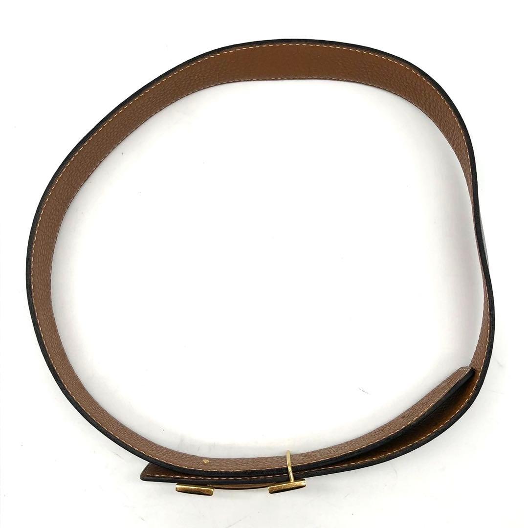 ✨人気✨エルメス ベルト コンスタンス リバーシブル H金具 ゴールド ⬜︎E刻印