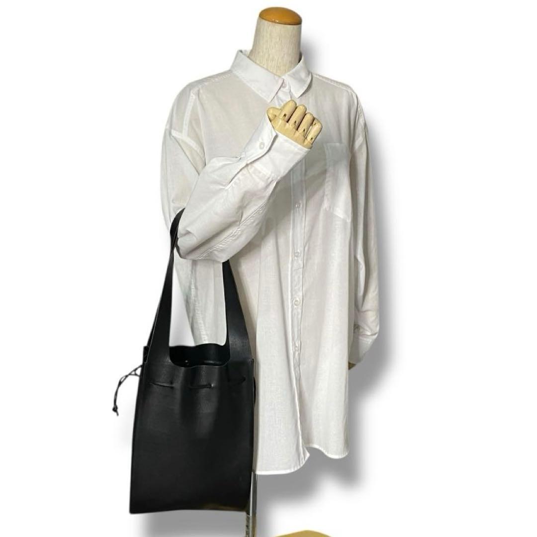 美品 Aeta アエタ レザー 巾着 トートバッグ レディース ブラック 人気