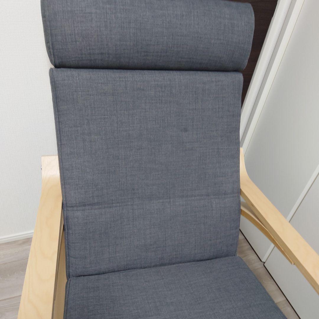 【takachan専用】IKEA ポエング　木製ロッキングチェア グレー