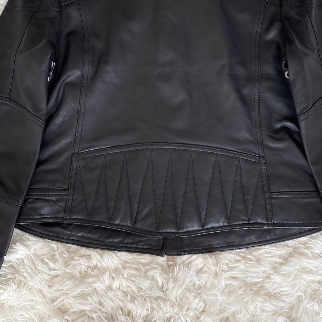 ディーゼル レディース レザー シングルライダースジャケット 美品 L