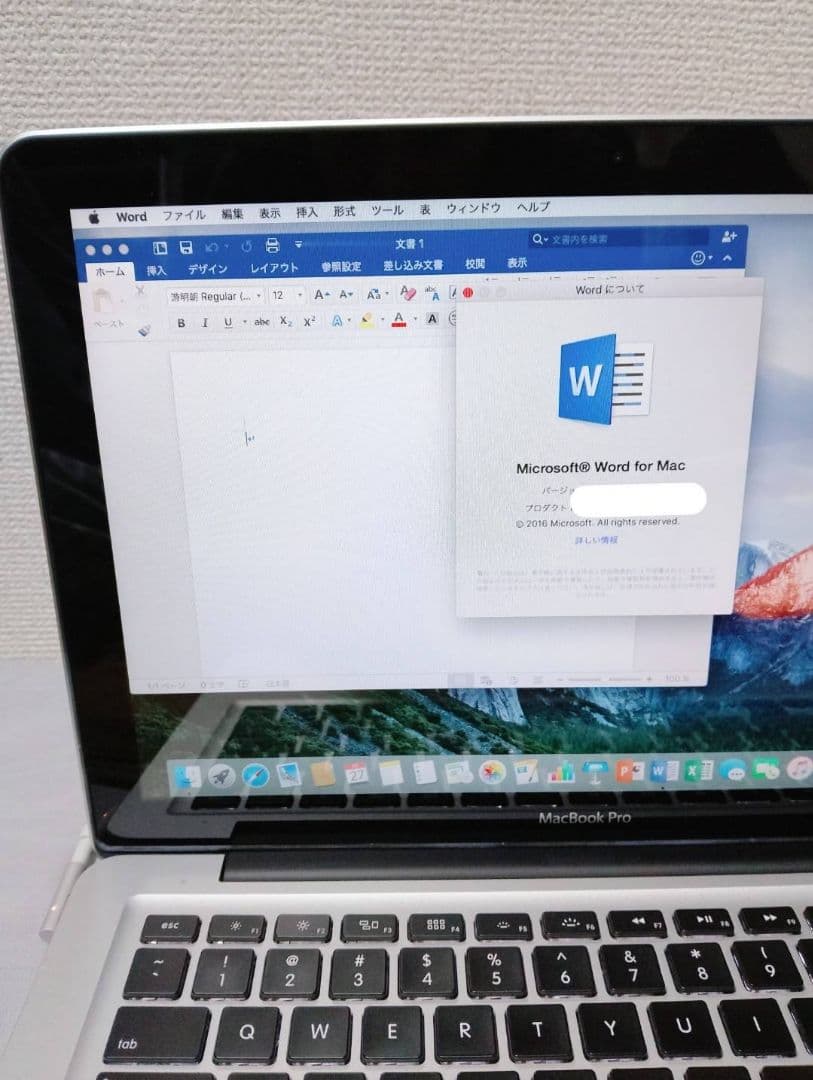 【幻のCS6導入。バッテリー新品】MacBook Pro 13インチ