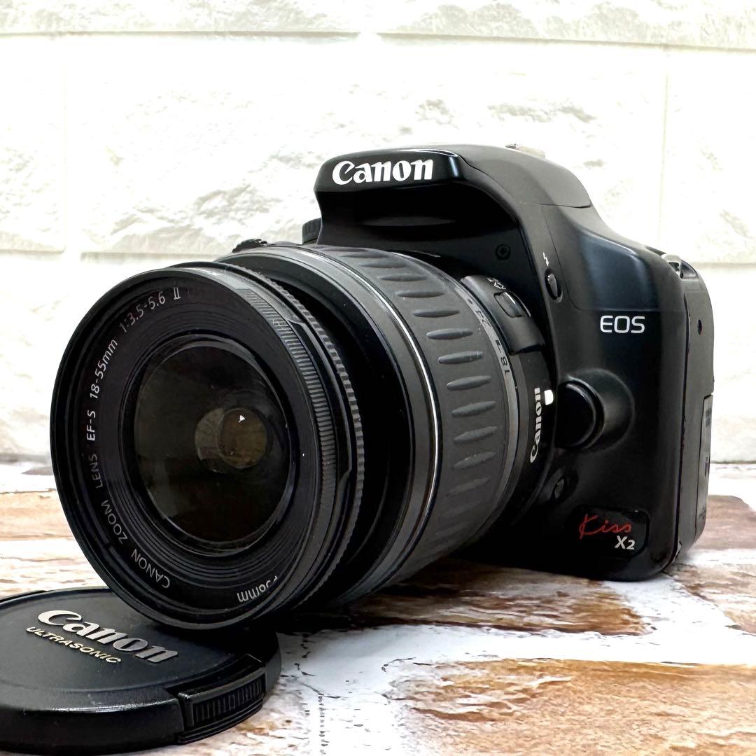 Canon EOS KISS X2 EF-Sレンズセット スマホ転送すぐ使えます