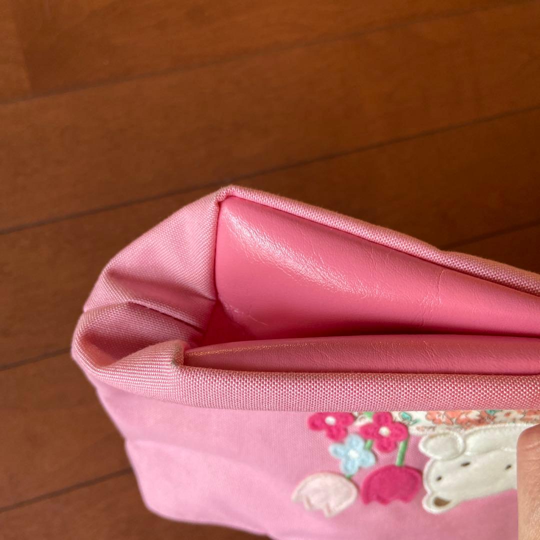 ファミリア　familiar ミニピンクデニムバッグ