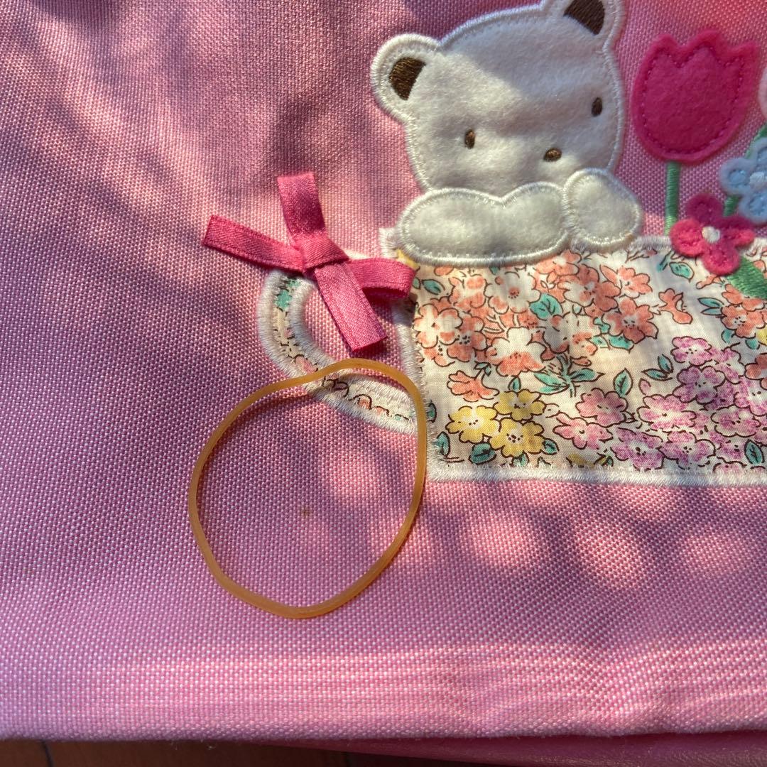 ファミリア　familiar ミニピンクデニムバッグ