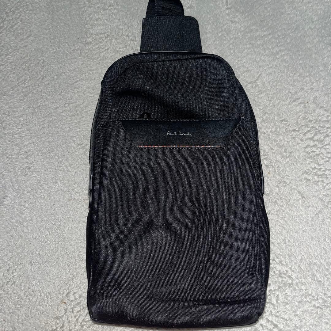 【美品】Paul Smith ボディバッグ ブラック ポールスミス