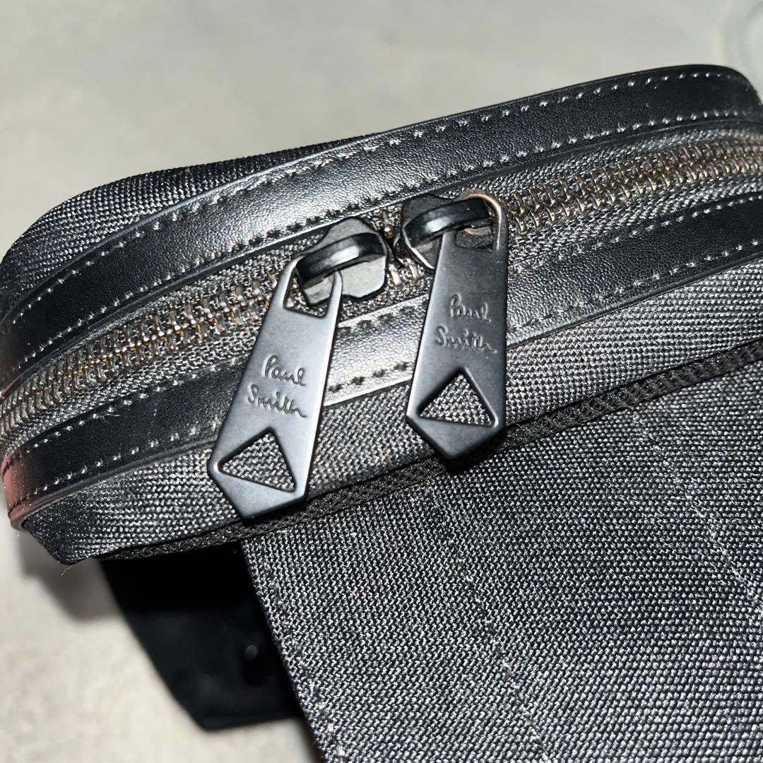 【美品】Paul Smith ボディバッグ ブラック ポールスミス