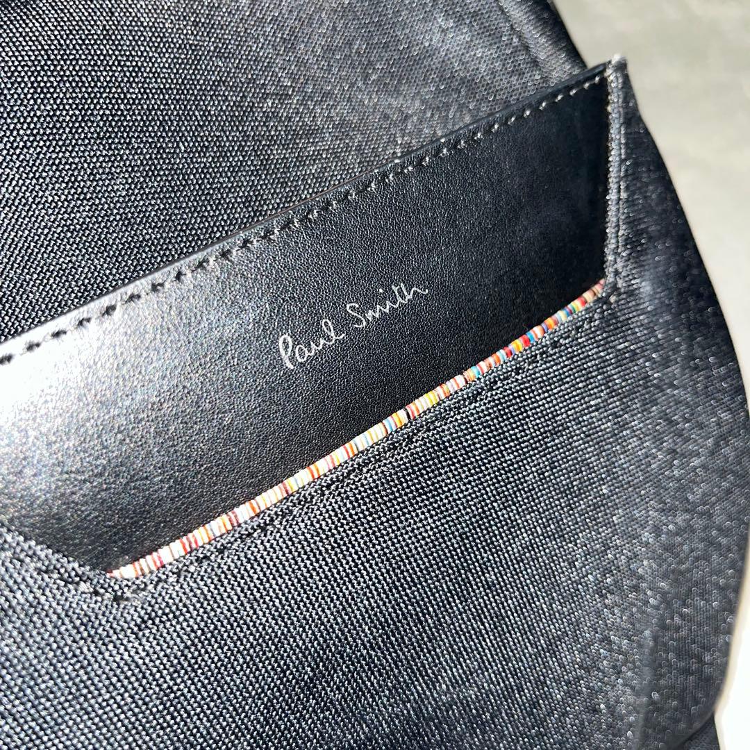 【美品】Paul Smith ボディバッグ ブラック ポールスミス