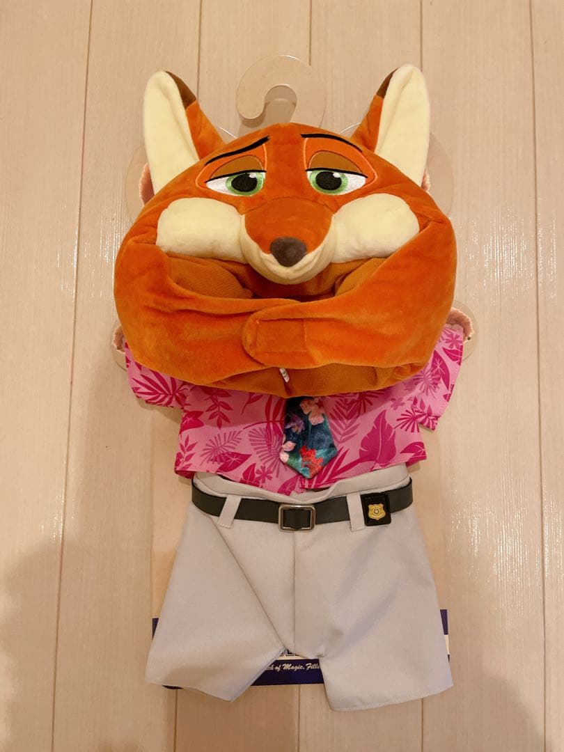 ユニベア ズートピア ニック・ワイルド コスチューム ハワイアンシャツ