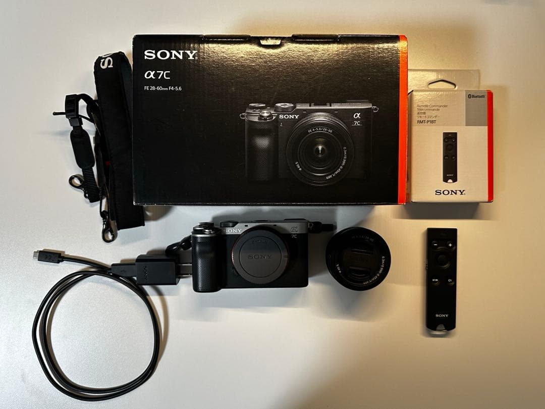 SONY α7C シルバー ズームレンズキット（純正リモコンRMT-P1BT付）