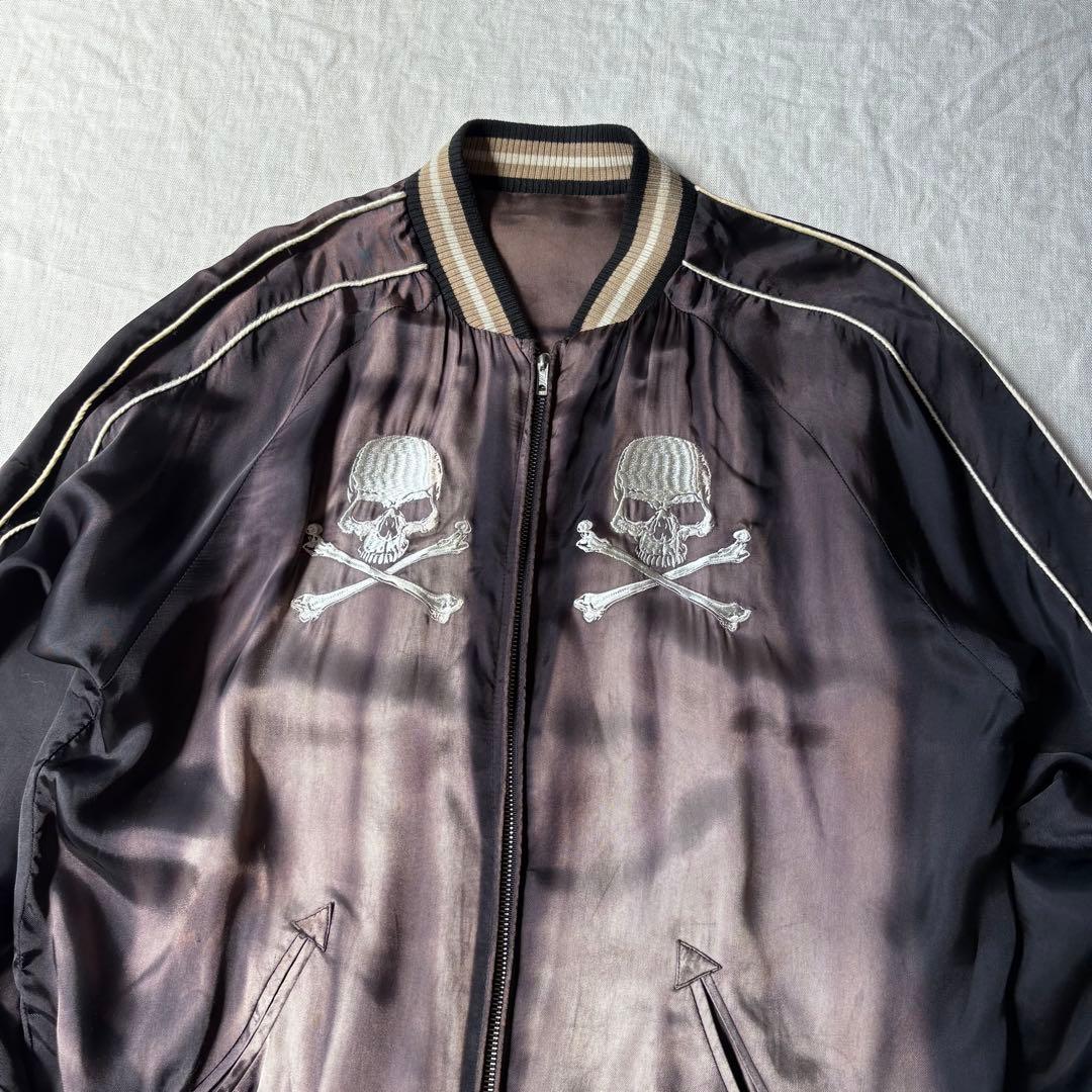 【グッドフェード】skullworks×COLLARS スカル スカジャン 刺繍