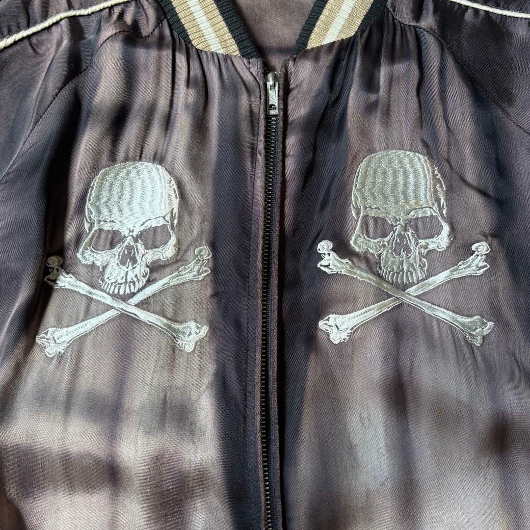 【グッドフェード】skullworks×COLLARS スカル スカジャン 刺繍