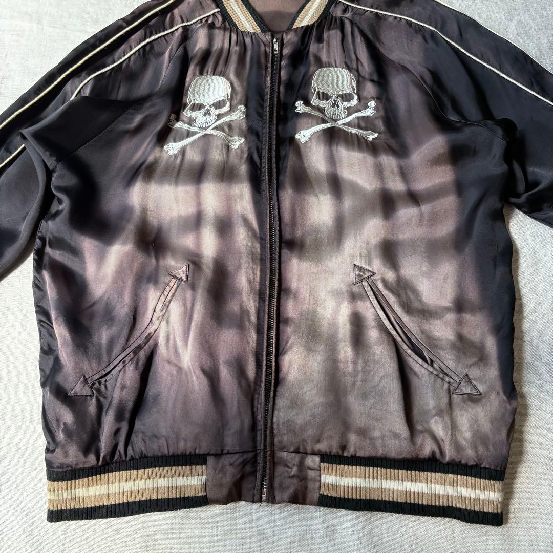 【グッドフェード】skullworks×COLLARS スカル スカジャン 刺繍