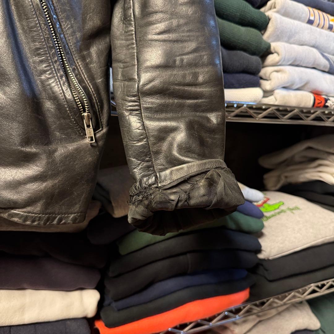 POLOJEANS Ralph Lauren シングルライダース 片ポケ 黒