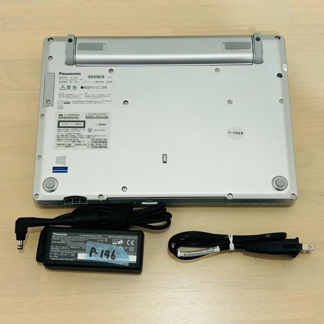 レッツノート PC Windows11 SSD DVD オフィス付き P-146