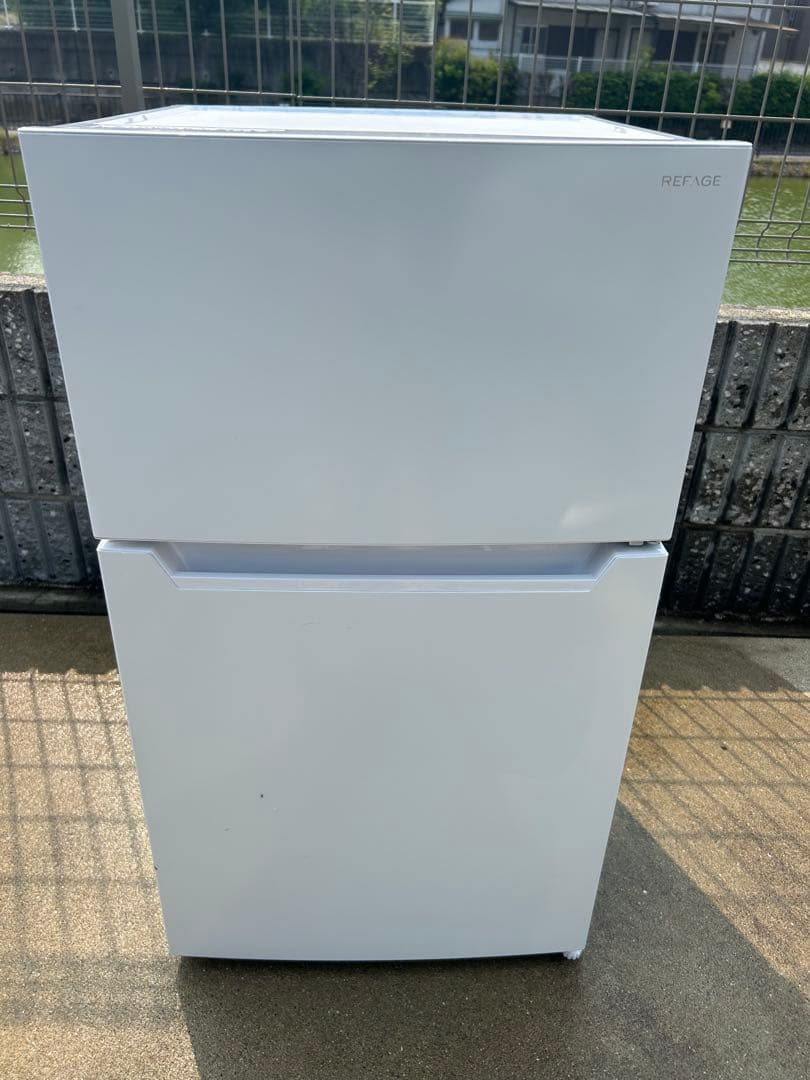 と*ん様 ホワイト 2ドア冷凍庫