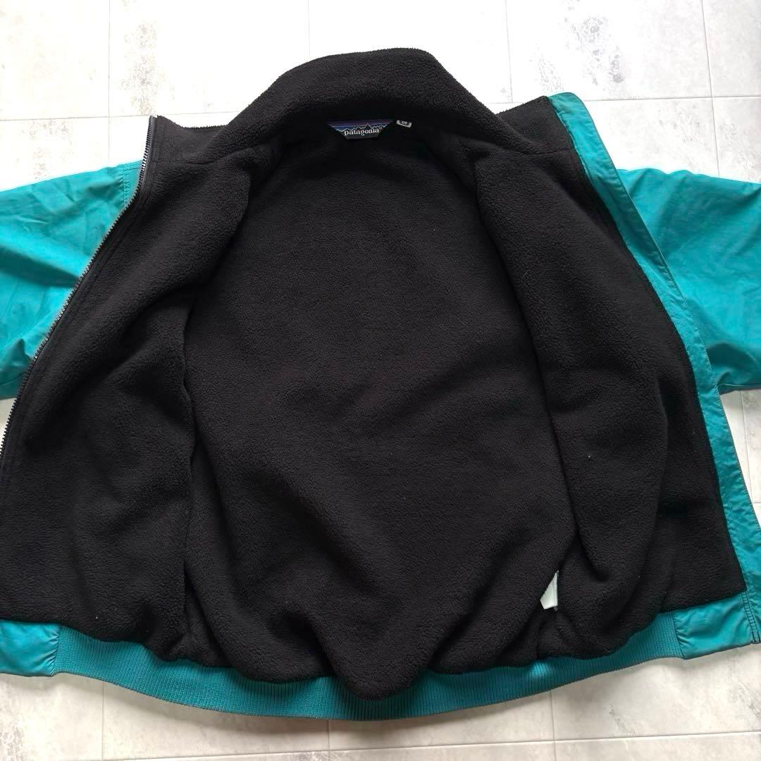 【希少カラー】80s パタゴニア シェルドシンチラ エメラルドグリーン ブラック