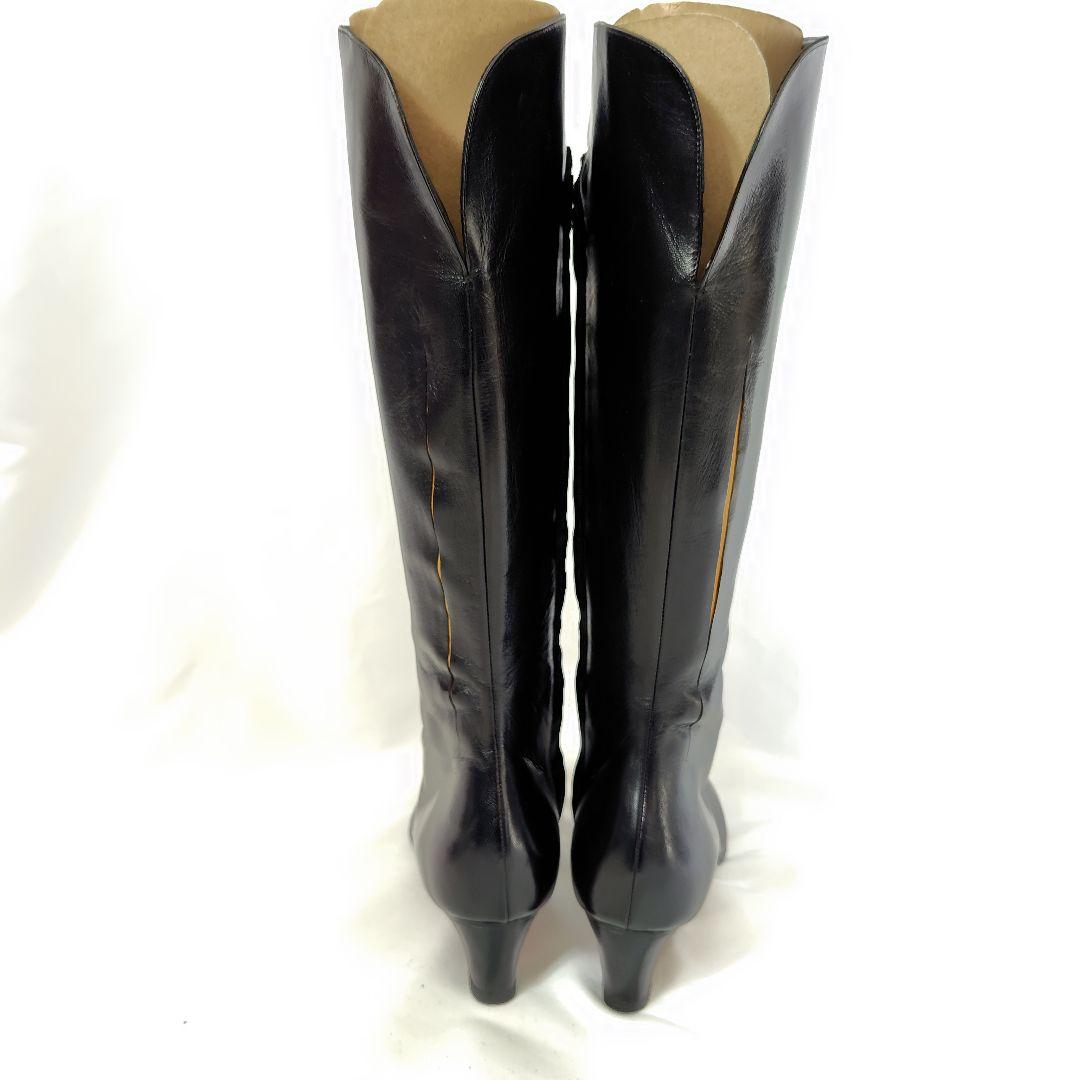 極美品❤Dries Van Noten【ドリス ヴァン ノッテン】ロングブーツ黒