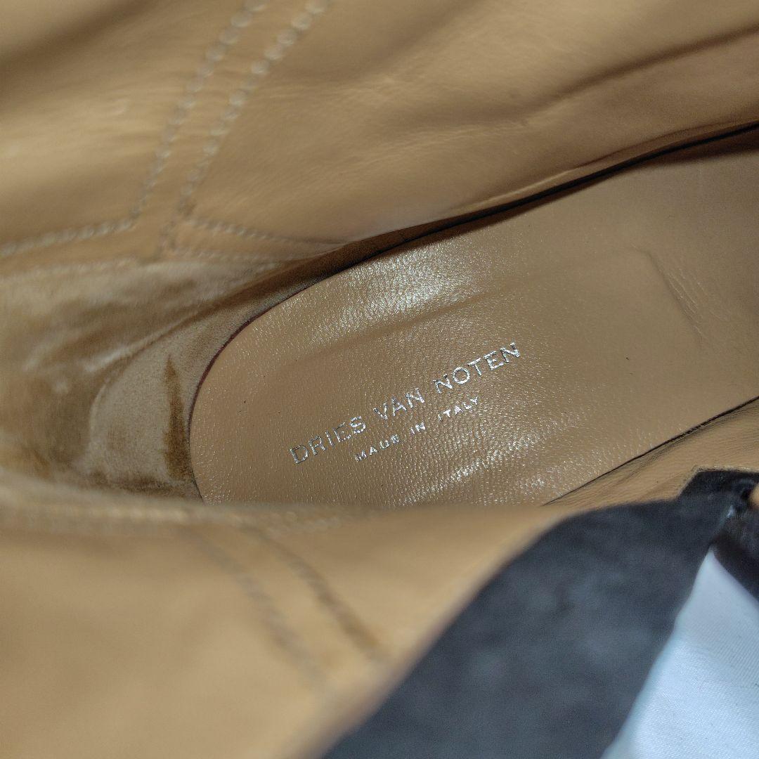 極美品❤Dries Van Noten【ドリス ヴァン ノッテン】ロングブーツ黒