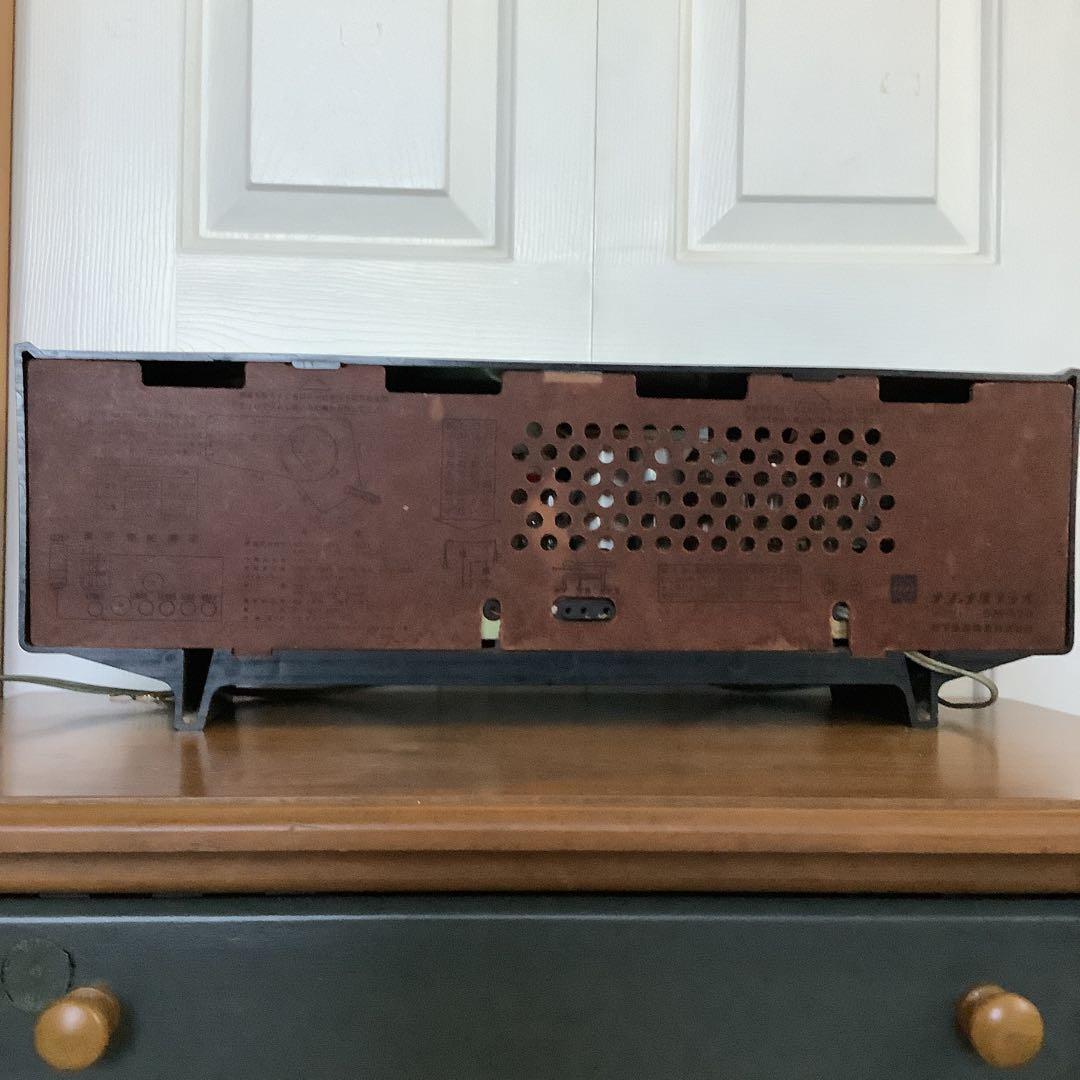 昭和レトロ　ナショナル　真空管ラジオ　松下電器産業