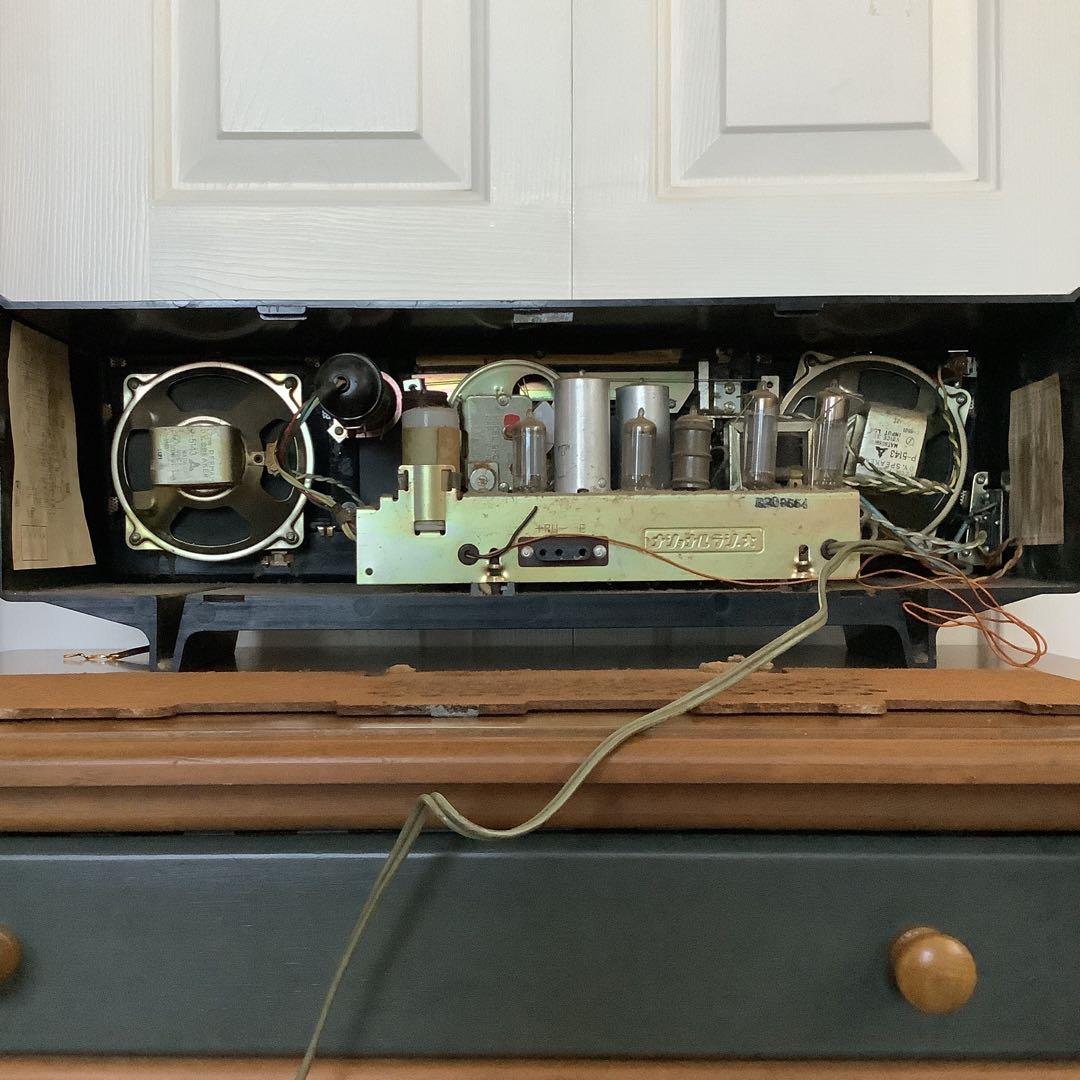 昭和レトロ　ナショナル　真空管ラジオ　松下電器産業