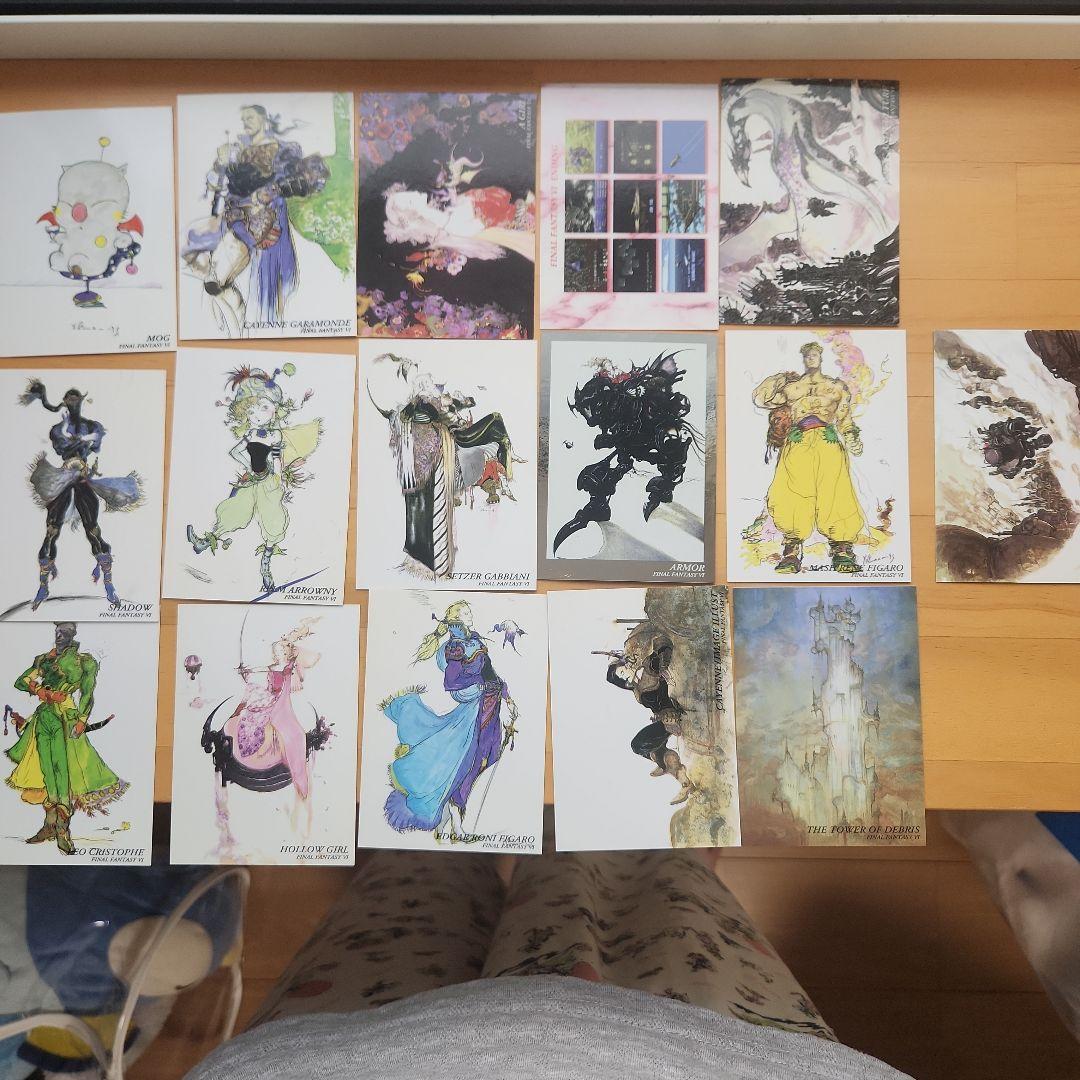 天野喜孝ファイナルファンタジー6アートミュージアム イラストカードセット