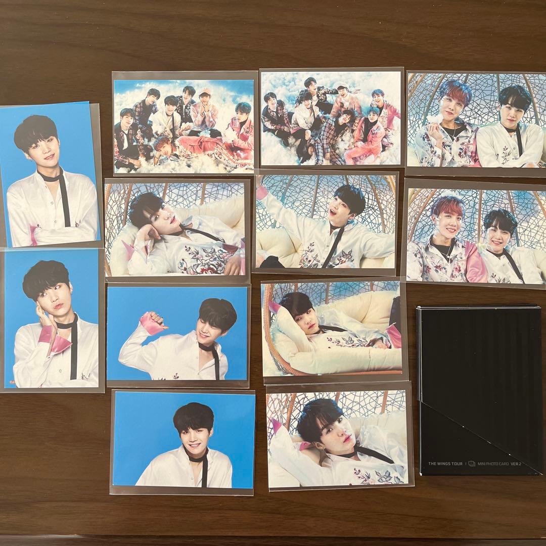 BTS WINGS TOUR イルコン　ミニフォト　ユンギ　トレカ　コンプ