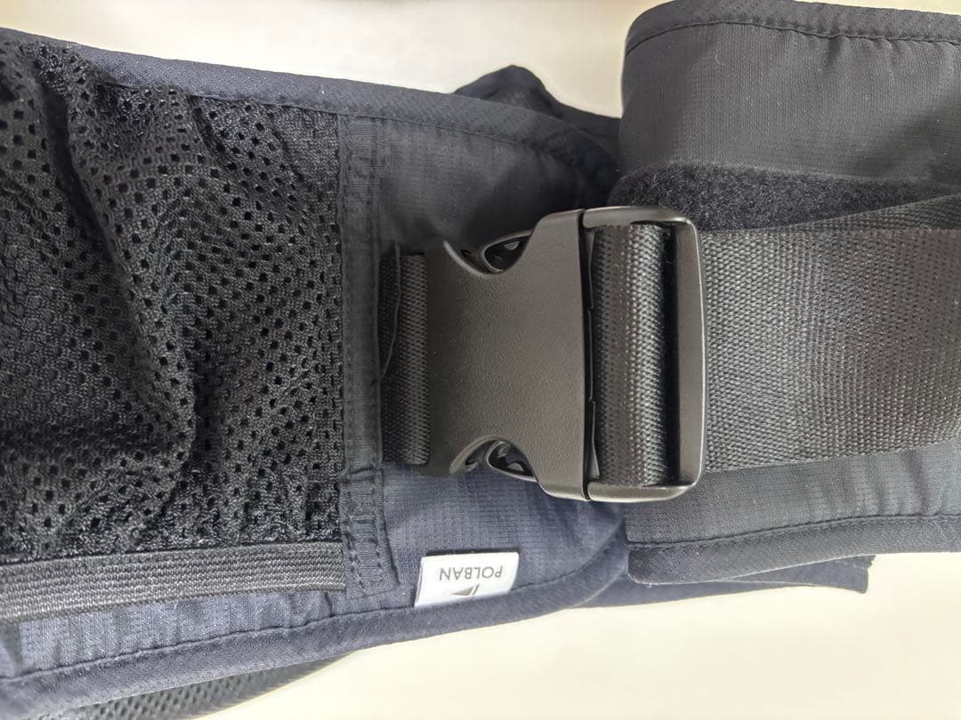 POLBAN ADVANCE ヒップシート 黒　シングルショルダー付き