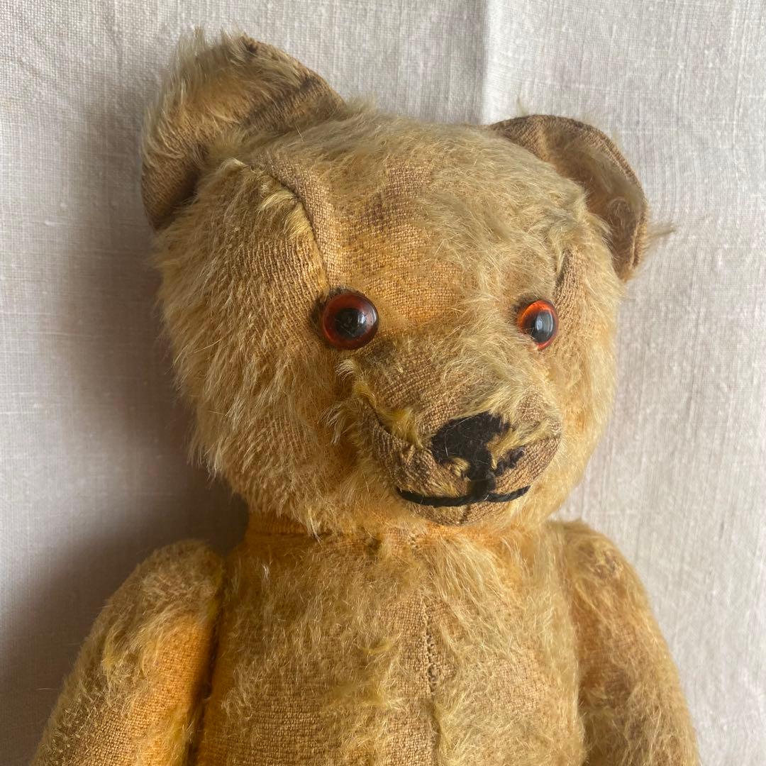 フランス・アンティークテディベア　グラスアイ