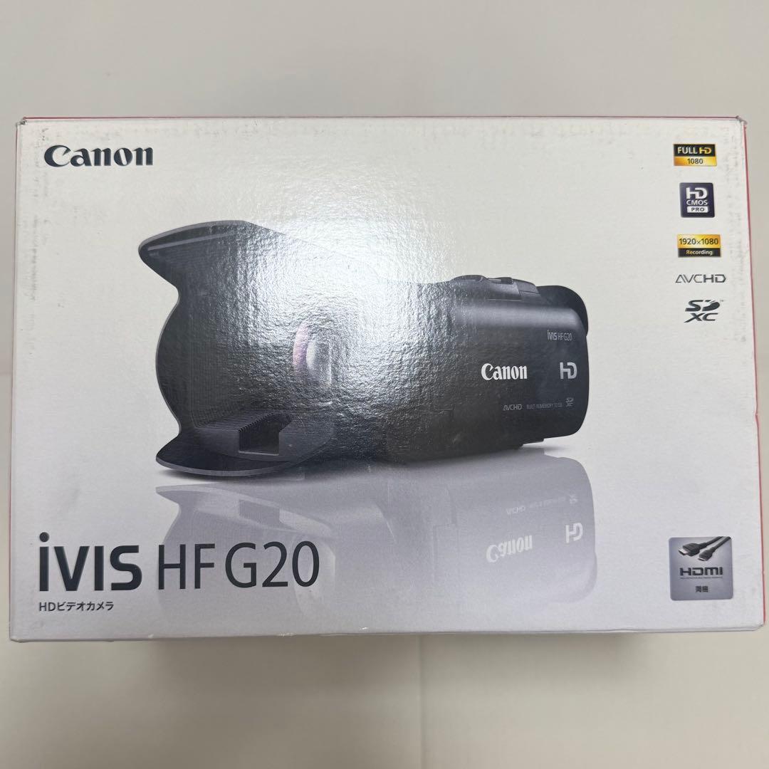 【画面に不具合】 Canon HDビデオカメラ iVIS HF G20 ジャンク