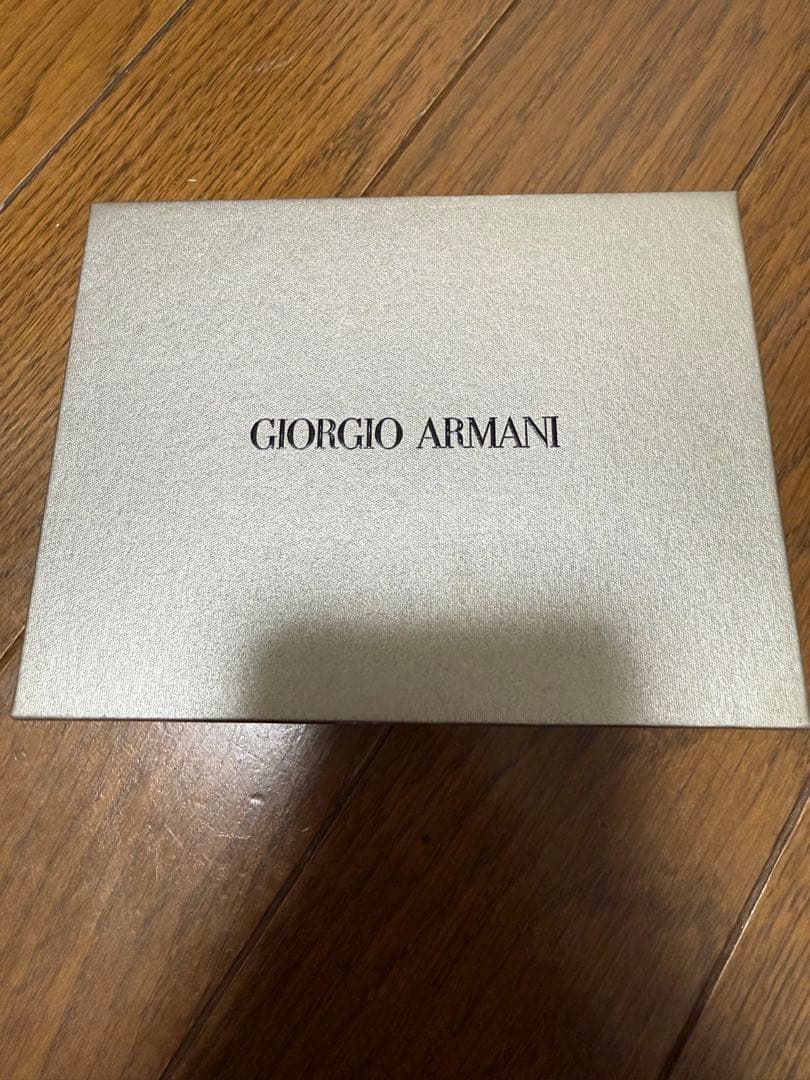 Giorgio Armani ブラックレザー 名刺入れ