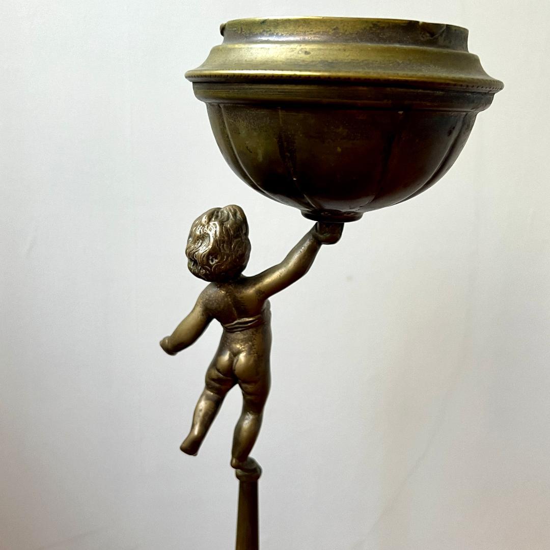 灰皿 スタンド灰皿 フランス製 アールヌーボー ロココ調 アンティーク レトロ