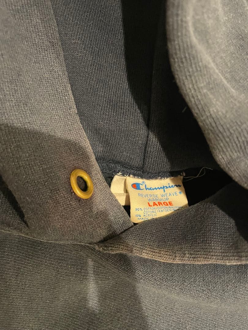 チャンピオンリバースウィーブパーカー　80s Lサイズ　ネイビー