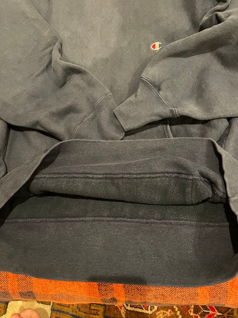 チャンピオンリバースウィーブパーカー　80s Lサイズ　ネイビー