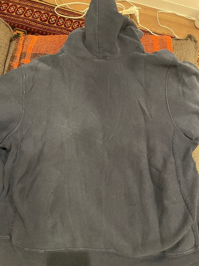 チャンピオンリバースウィーブパーカー　80s Lサイズ　ネイビー