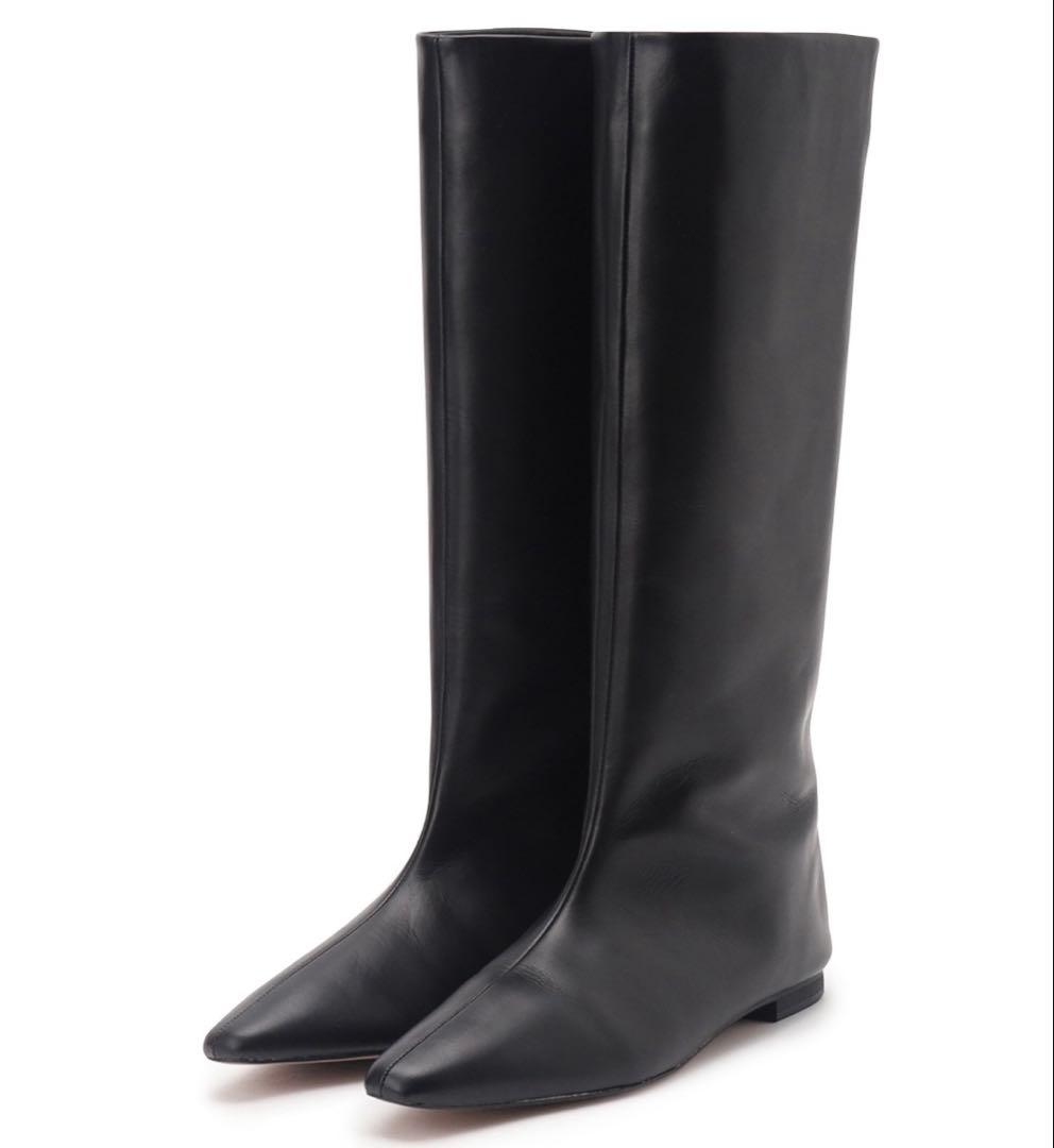 完売品 Dhyana. ディアナドット 金子綾 ロングブーツ レザー 23.5