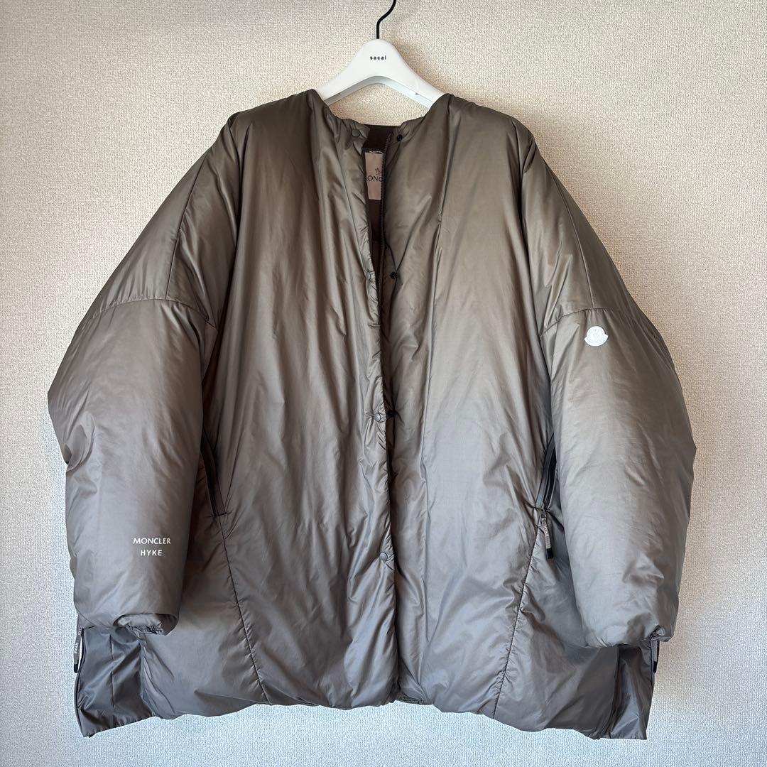 モンクレール　ハイク別注　ダウンコート　カーキブラウン　希少サイズ00