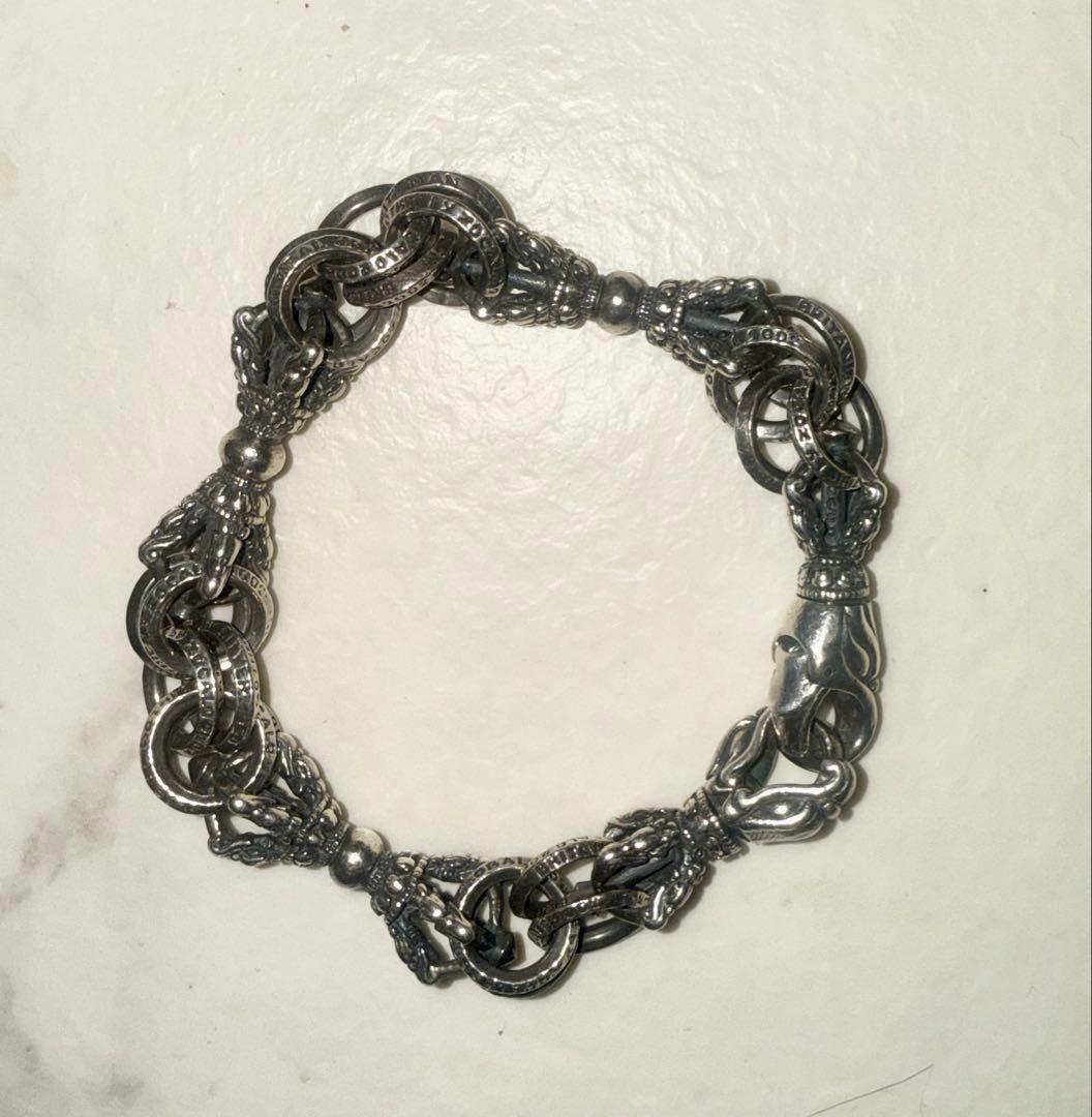 ソカロ ZOCALO シルバー リンクチェーン ブレスレット