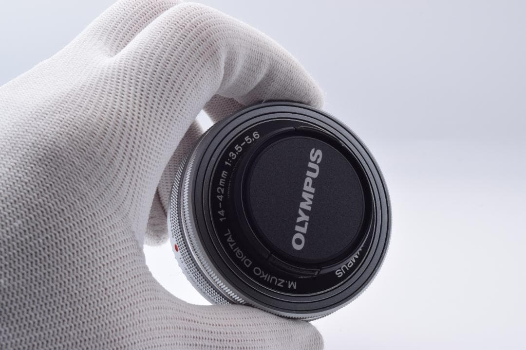 #49c 美品 オリンパス 電動パンケーキ ズームレンズ 14-42mm EZ