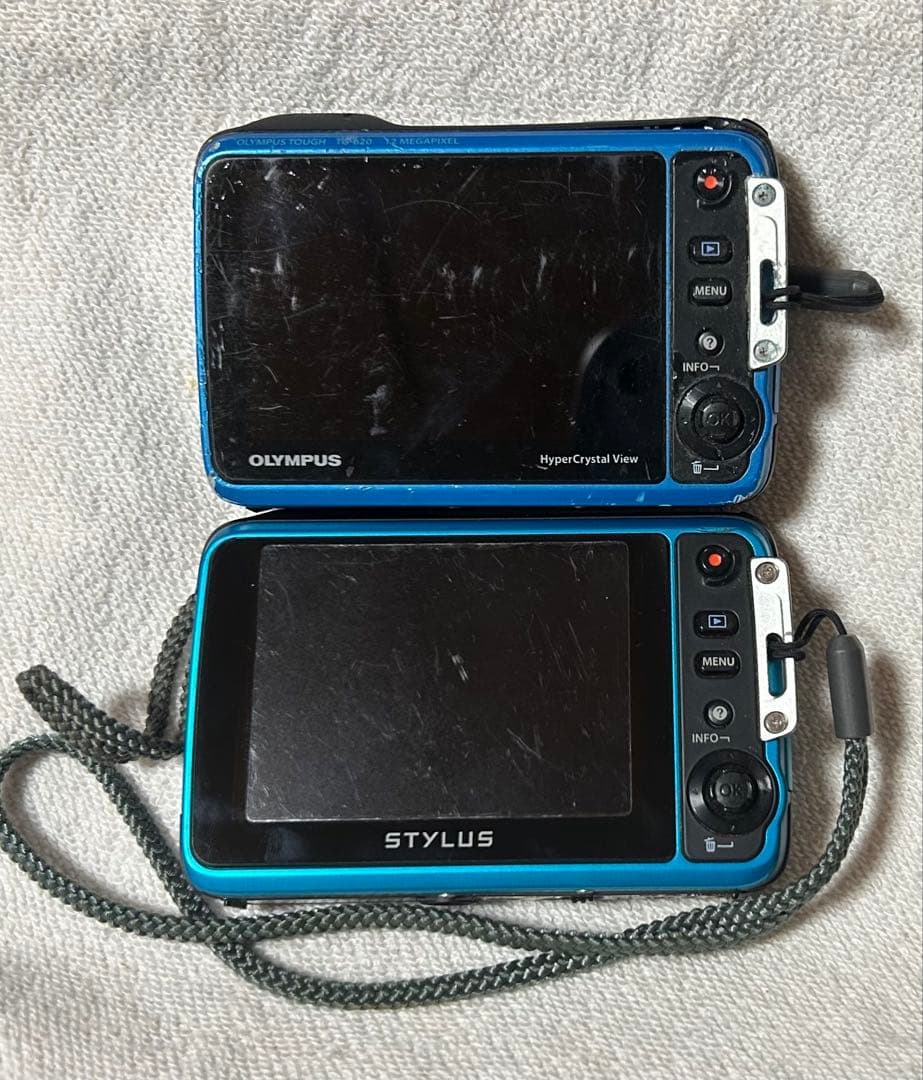 OLYMPUS防水デジカメTG-625 TG-620 2点セット　ジャンク扱い品