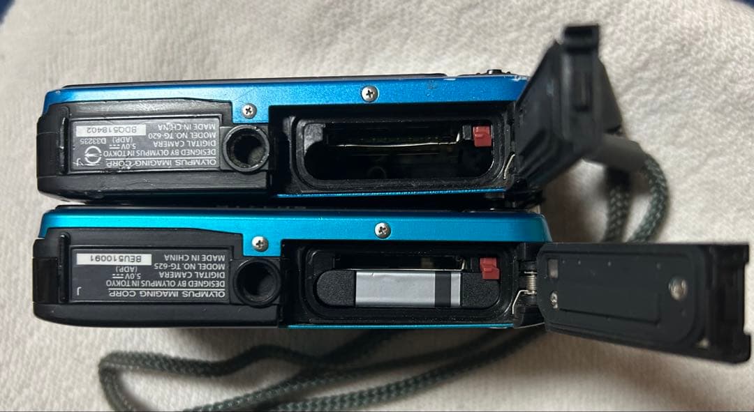 OLYMPUS防水デジカメTG-625 TG-620 2点セット　ジャンク扱い品