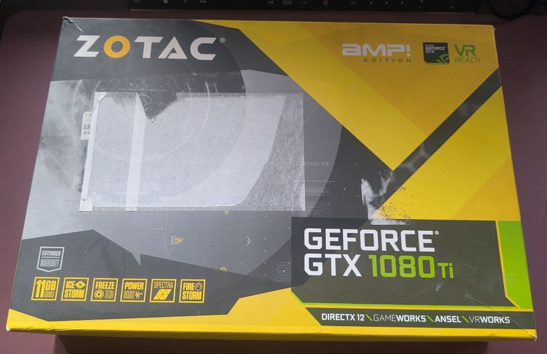 グラフィックボード・グラボ・ビデオカード ZOTAC GEFORCE GTX 1080 Ti 11GB AMP!