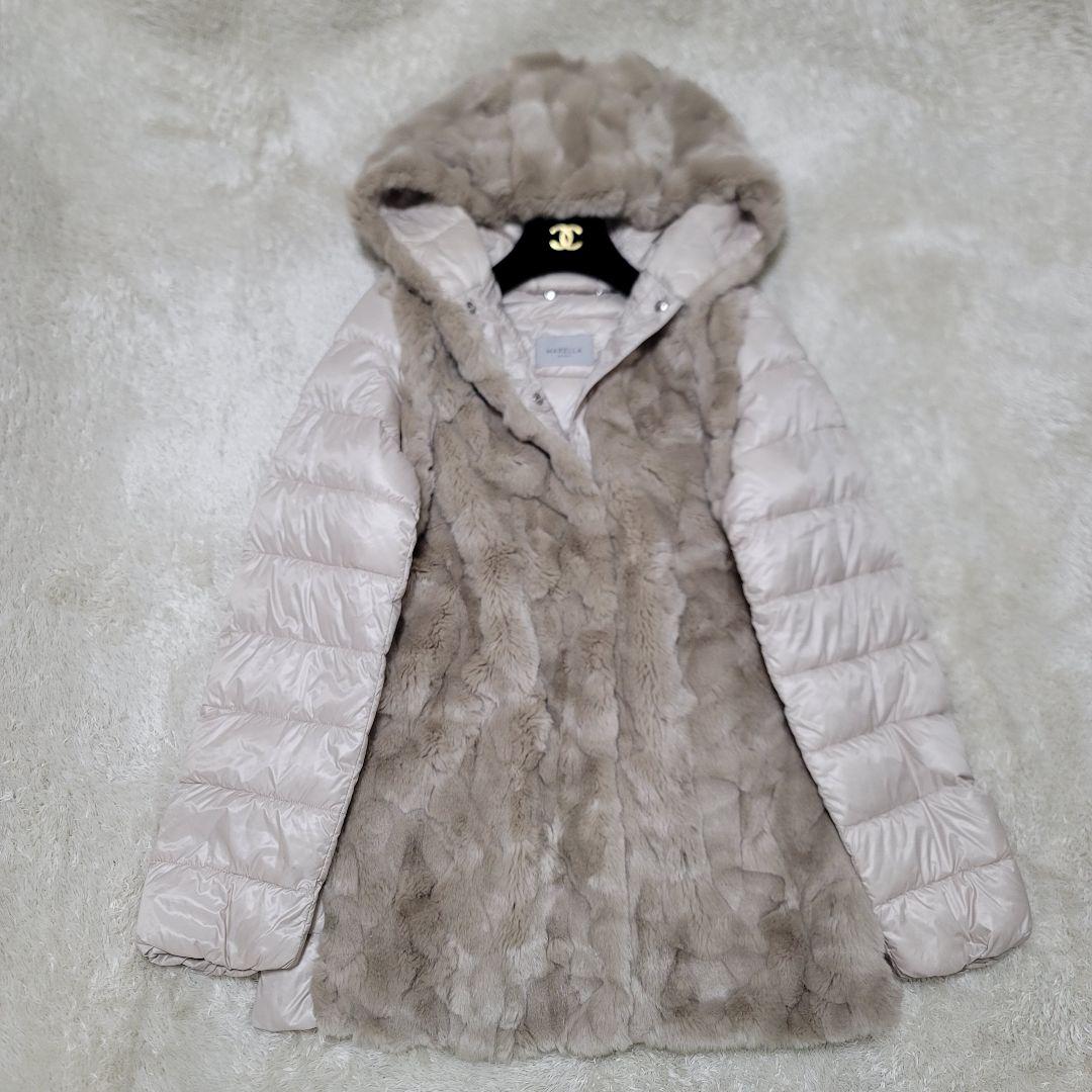 美品✨Max Mara MARELLA 中綿 ダウン 2way 切り替 え 軽量