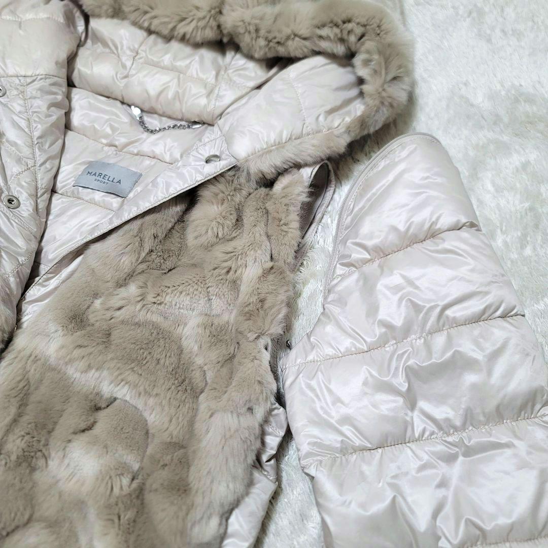 美品✨Max Mara MARELLA 中綿 ダウン 2way 切り替 え 軽量